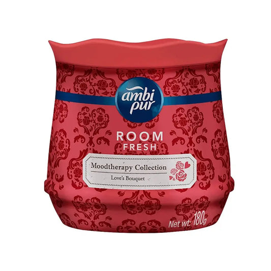 Ambi Pur MoodTherapy collection Room Fresh Gel, Love’s Bouquet - Rose, 180 g