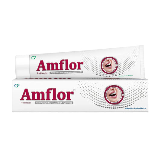 Amflor Toothpaste for Braces Prevents Cavities & White Spot Lesions | Organic Amine Fluoride Mint Flavour -70 g
