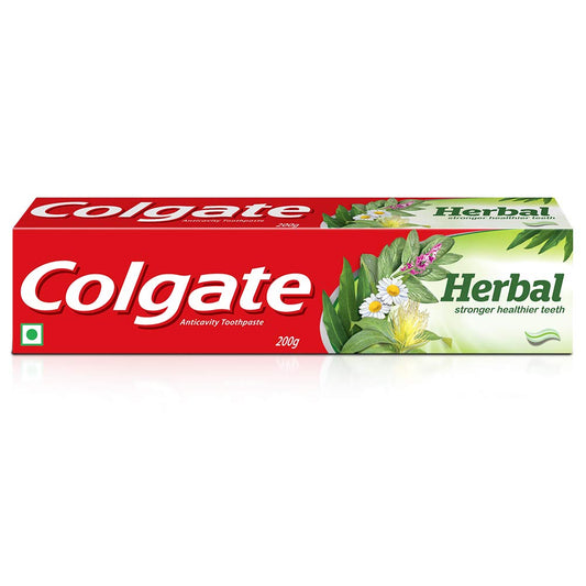 Colgate Herbal Oral Care Toothpaste, Goodness of Natural Ingredients for Healthy Teeth, 200g