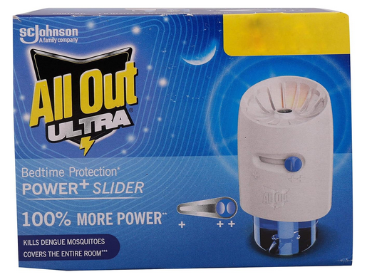 All Out Ultra Mosquito Vaporiser Refill + Machine - 45ml