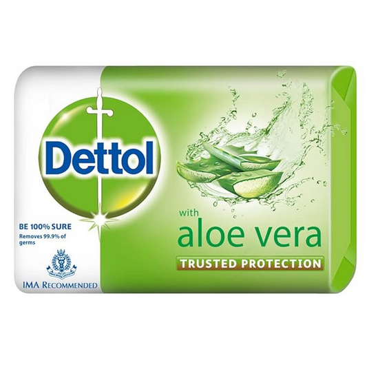 Dettol Aloe Vera Germ Protection Bathing Soap bar, 100gm