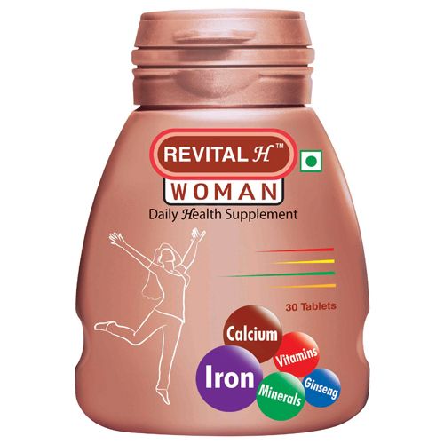 Revital Health Suppliment Tablets - For Woman, 30 Pieces Bottle