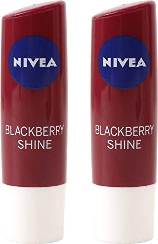 Nivea Blackberry Shine Lip Balm 4.8Gm pack of 1