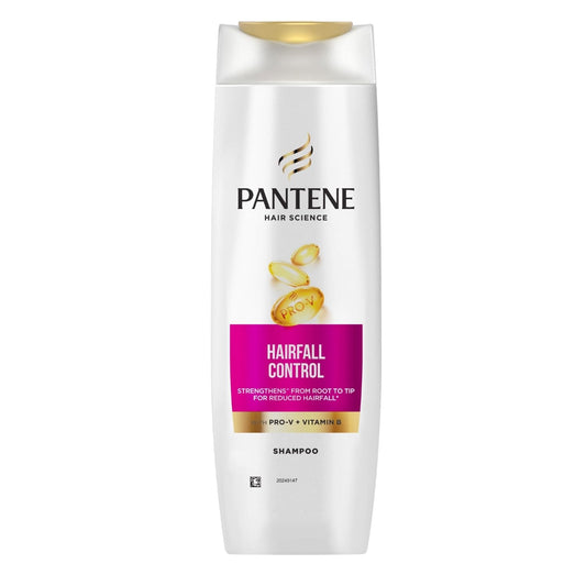 Pantene Hair Science Hairfall Control Shampoo 340Ml With Pro-Vitamins & Vitamin B For Reduced Hairfall,For All Hair Types, Shampoo For Women & Men, For Hairfall And Damage Prone Hair