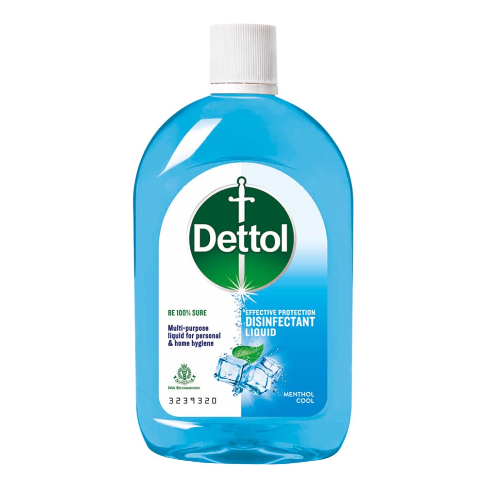 Dettol Liquid Disinfectant for Multi-Purpose Germ Protection, Menthol Cool, 200ml