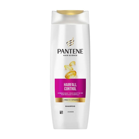 Pantene Hair Science Hairfall Control Shampoo 180Ml, With Pro-Vitamins & Vitamin B For Reduced Hairfall,For All Hair Types, Shampoo For Women & Men, For Hairfall And Damage Prone Hair