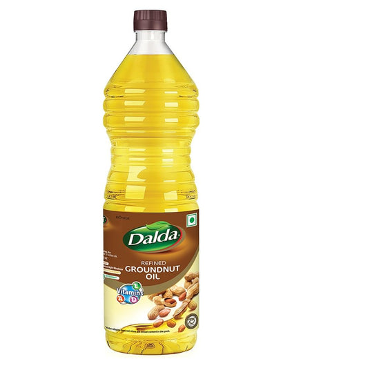 Dalda Refined Groundnut Oil - 1 Liter (Pet Bottle)- POS