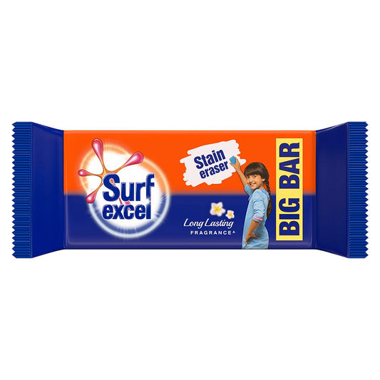 Surf Excel Detergent Bar - Stain Eraser, 250G Pouch