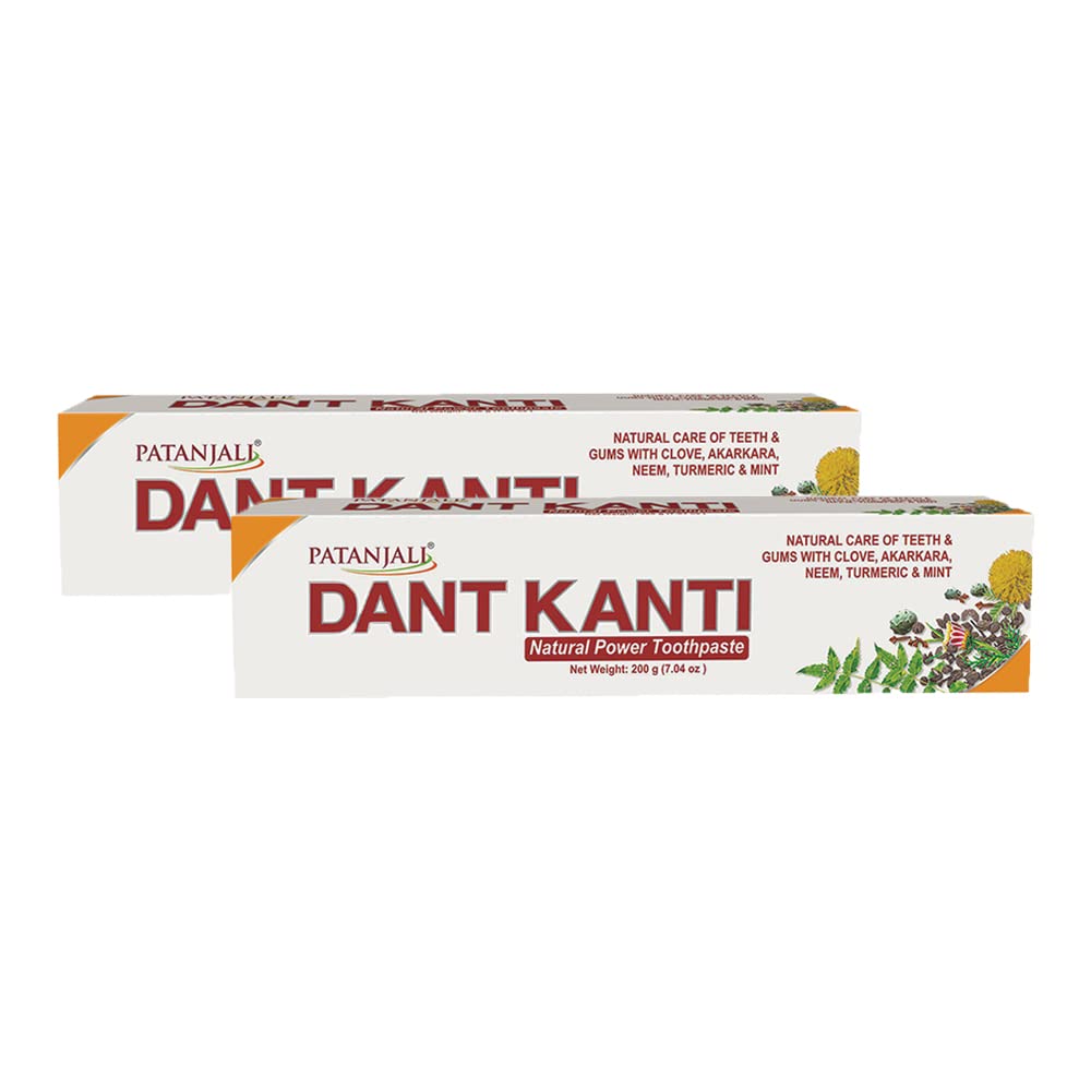 PATANJALI DANTKANTI TOOTH PASTE - 200GM - (PACK OF 2)