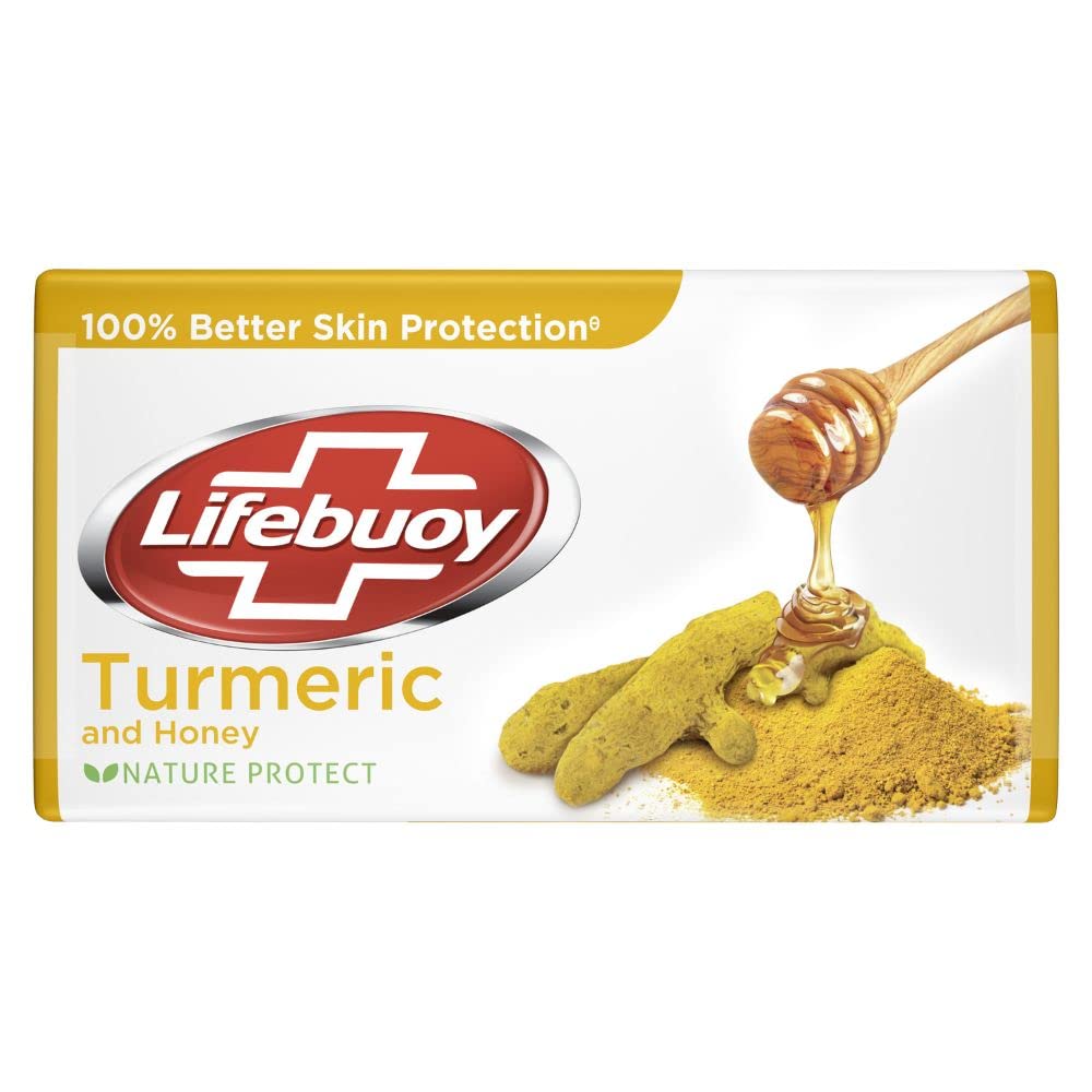 Lifebuoy Turmeric & Honey 100% Skin Protection Soap, 100 G (Pack Of 4)