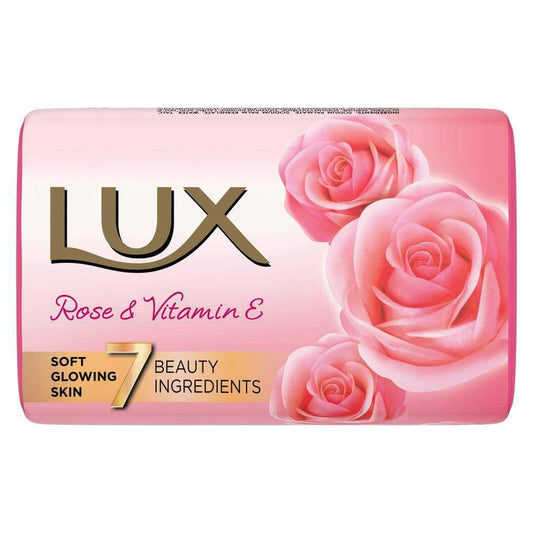 Lux Soft Glow Rose & Vitamin E For Glowing Skin Soap Beauty Soap 150 G