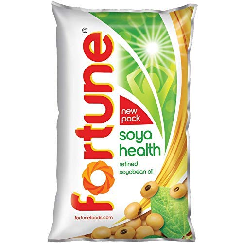 Fortune Soyabean Oil Pouch, 1 L