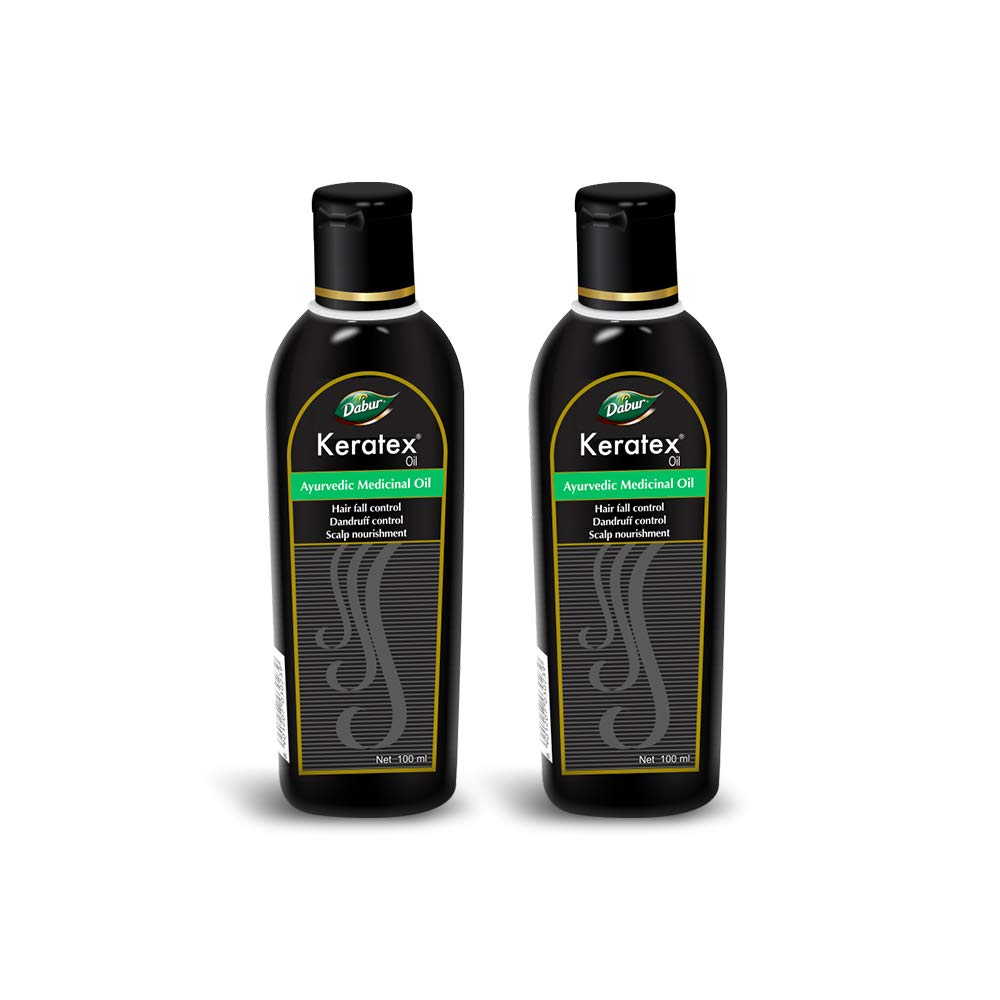 Dabur Keratex Oil Ayurvedic Hair oil-Pack of 2 each 100ml