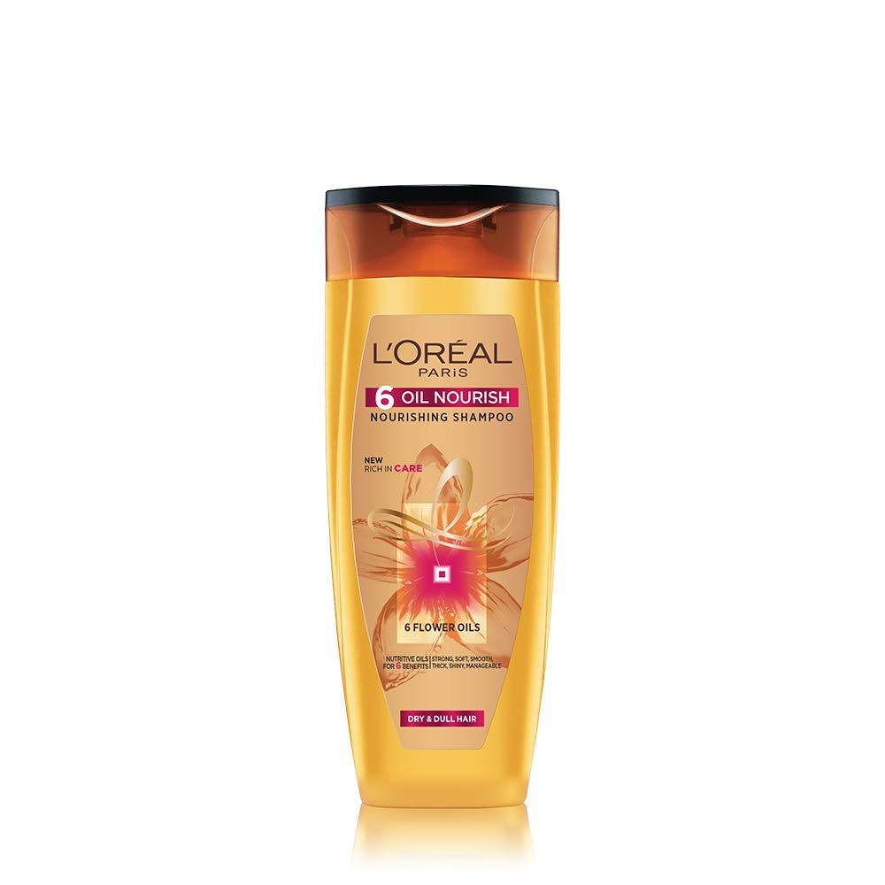 L'Oreal Paris 6 Oil Nourish Shampoo, 175ml (With 10% Extra)