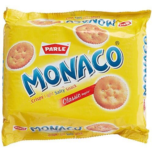 Parle Monaco Salted Biscuits - Classic Regular, 185Gm - POS