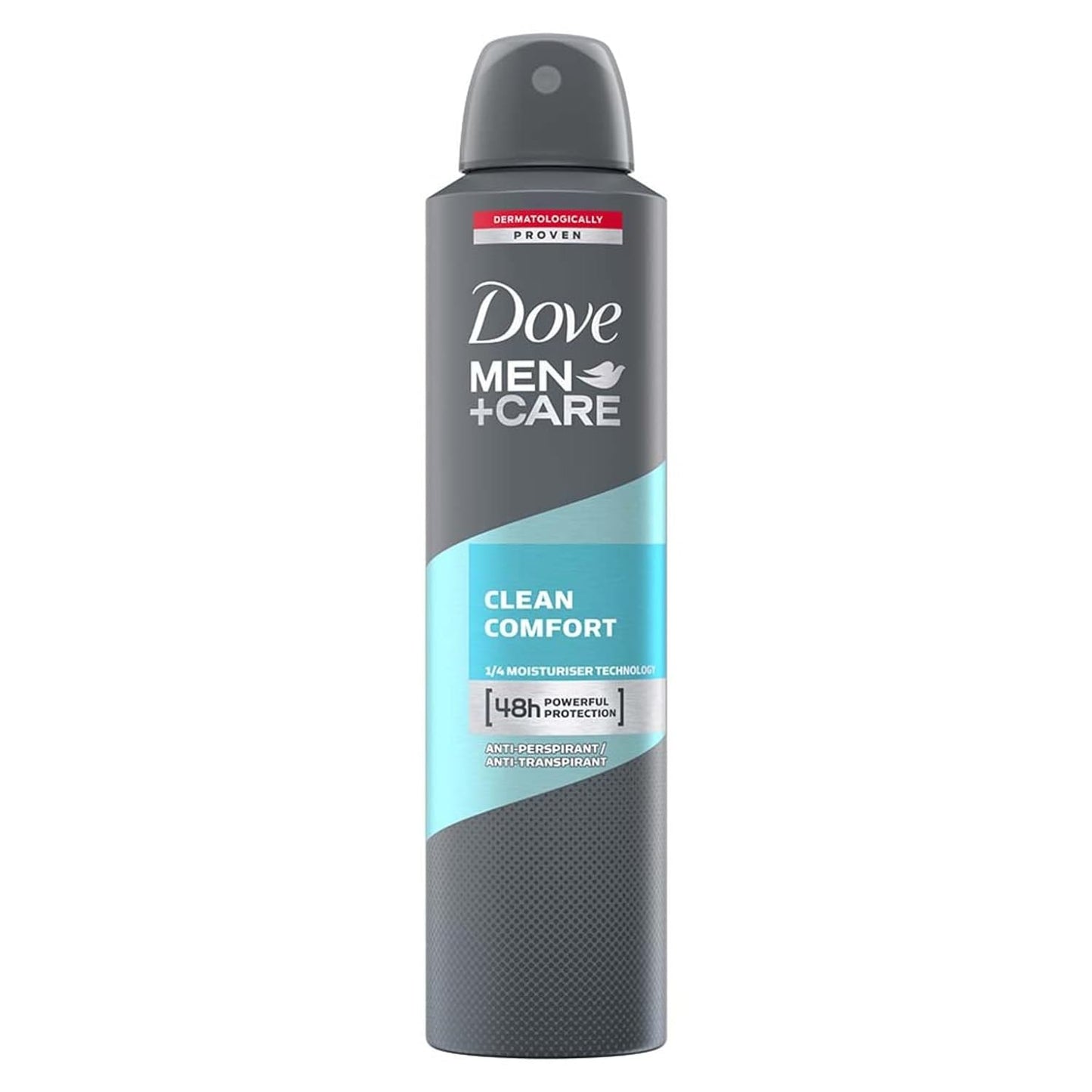 Dove Men+Care Clean Comfort Dry Spray Antiperspirant Deodorant, Long-Lasting Crisp Fragrance, 250 ml