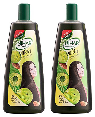 Nihar Shanti Badam Hair Oil, 500Ml (Pack Of 2)