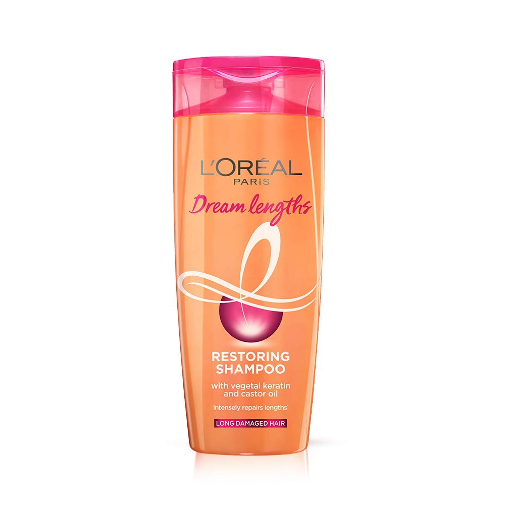 L'Oreal Paris Shampoo, Nourishes, Repair & Shine, For Long And Lifeless Hair, Dream Lengths, 340 Ml