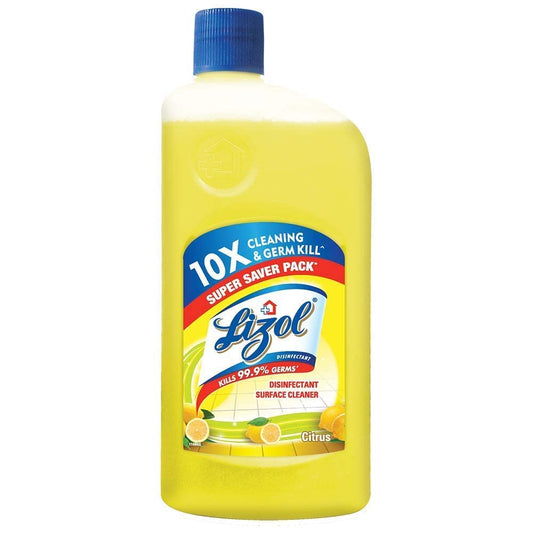 Lizol Disinfectant Floor Cleaner Citrus, 200 Ml (Pack Of 4)