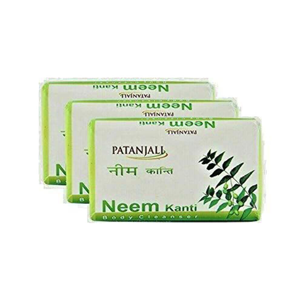 Pack Of 3 - Patanjali Neem Kanti Body Cleanser - 150G