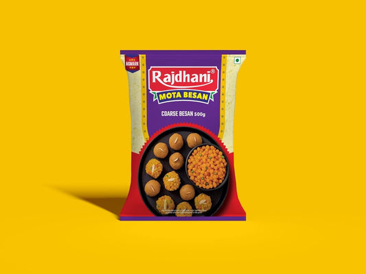 Rajdhani Mota Besan (Pack of 2, 500gm)