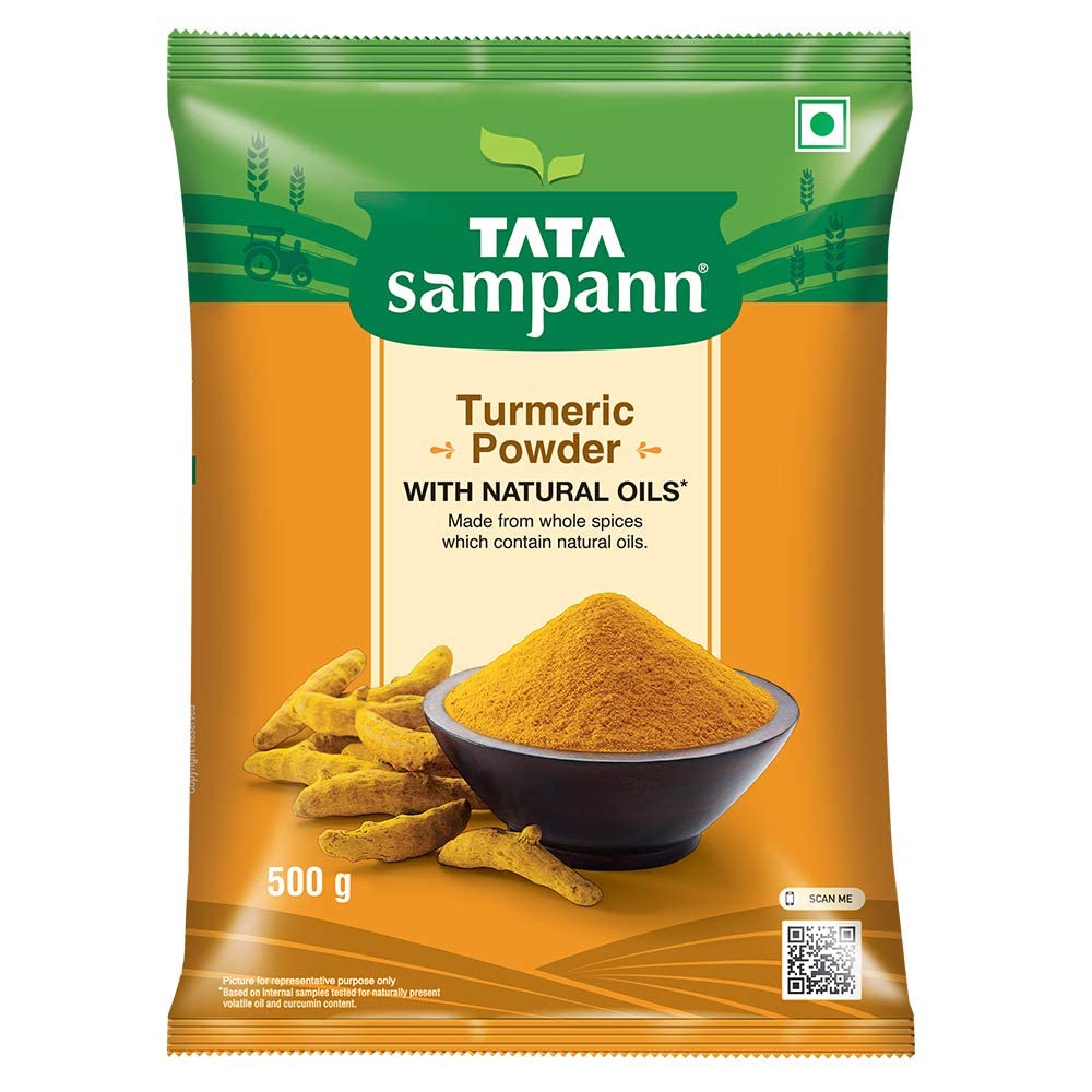 Tata Sampann Turmeric Powder, 500G