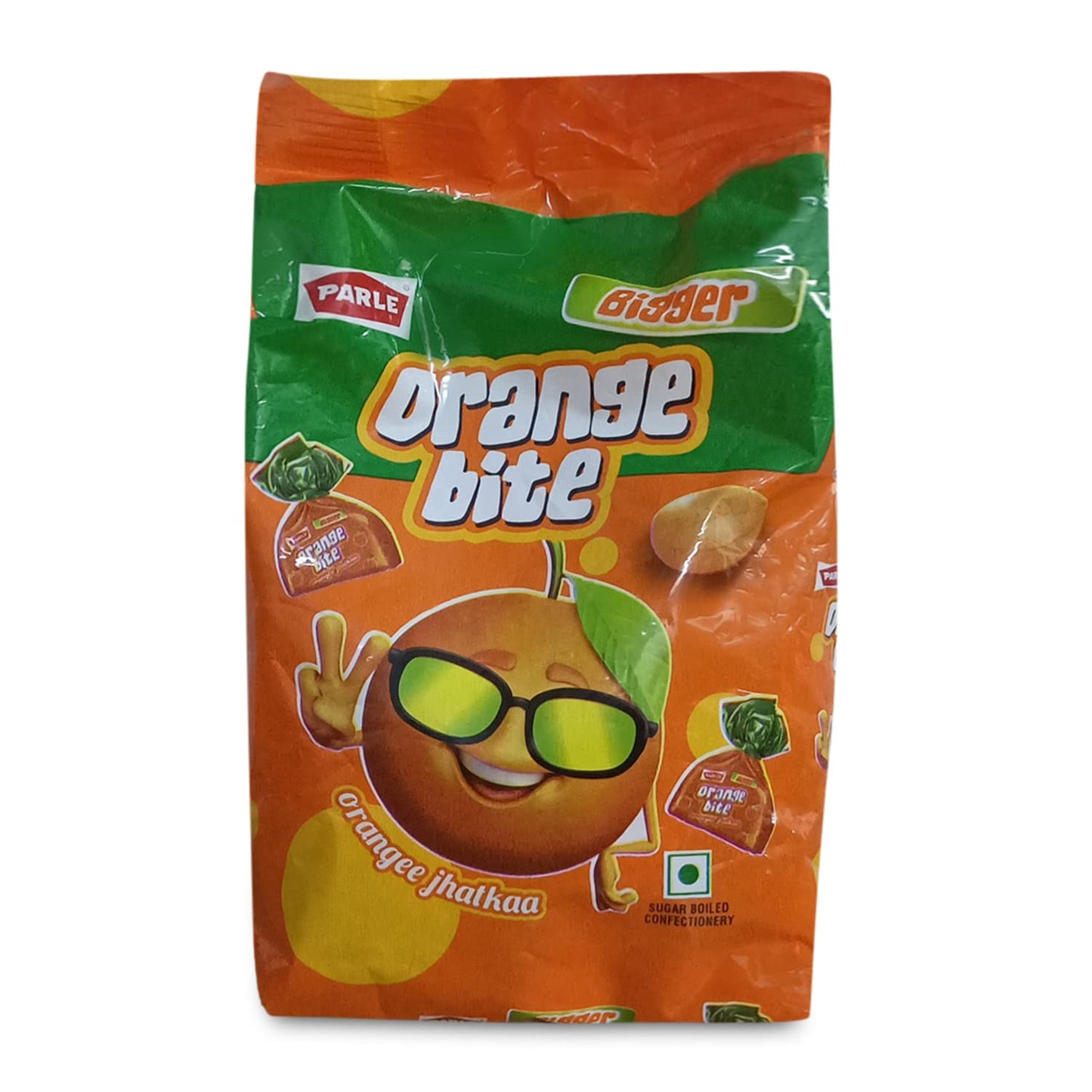 Parle Bigger Orange Bite, 195g Pouch