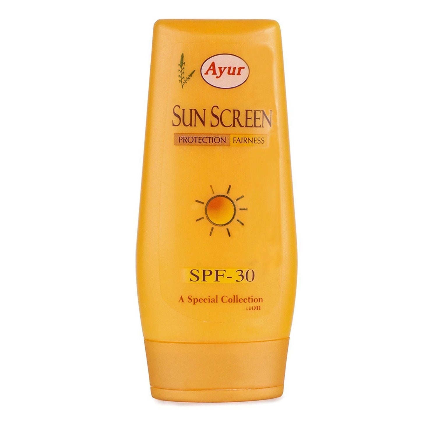 Ayur Sunscreen Lotion Your Skin Bears On Exposure To Sun 100Ml Spf 30