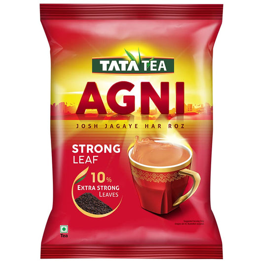 Tata Tea Agni | Strong Chai With 10% Extra Strong Leaves | Black Tea | 1 Kg