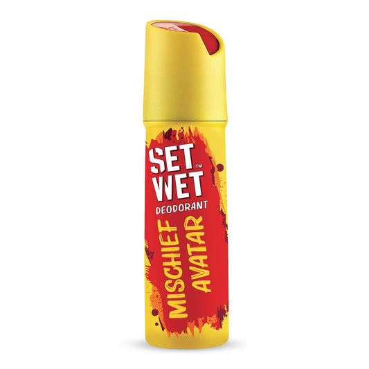 SET WET Deodorant For Men Mischief Avatar Spicy Wood, 150ml