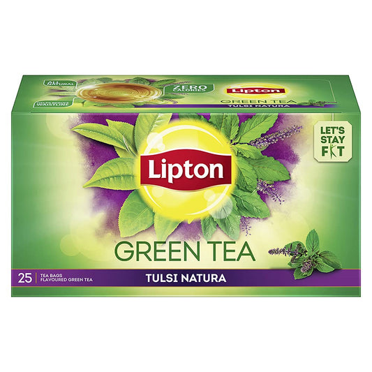 Lipton Tulsi Natura Green Tea, 25 Tea Bags