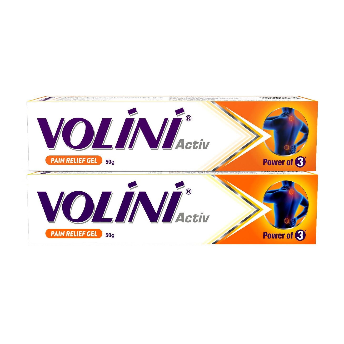 Volini Activ Pain Relief Gel 50 Gm Pack Of 2