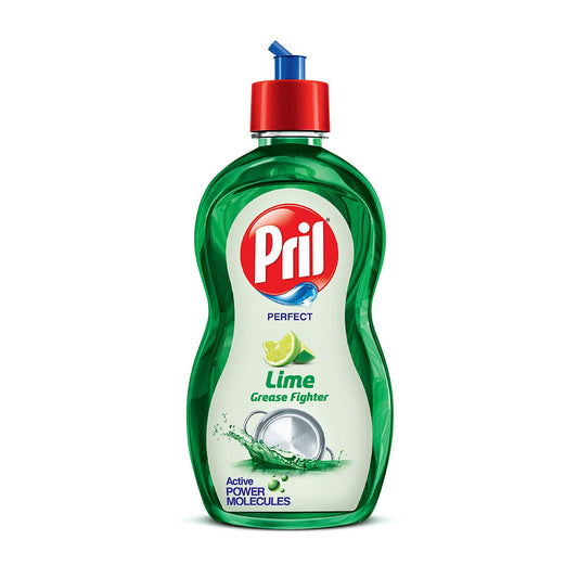 Pril Lime Grease Fighter 500Ml | Insta Clean | With Active Power Molecules That Removes Grime With Ease | Zero White Residue