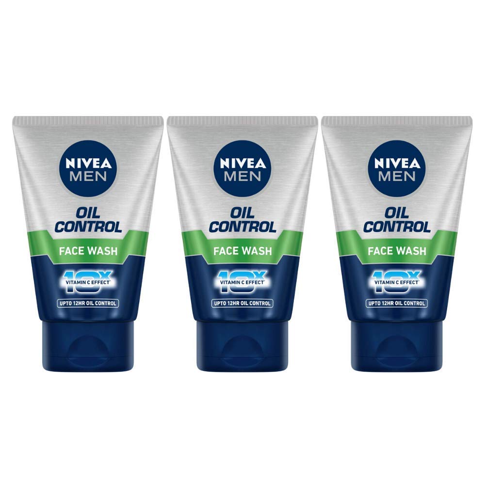 Nivea Oil Control Face Wash, 100Ml (Pack Of 3)