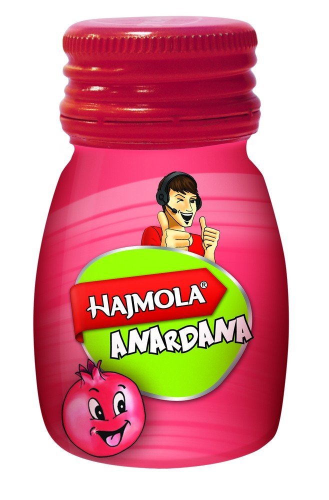 Dabur Hajmola Anardana Bottle, 120 Tablets (Pack of 6)