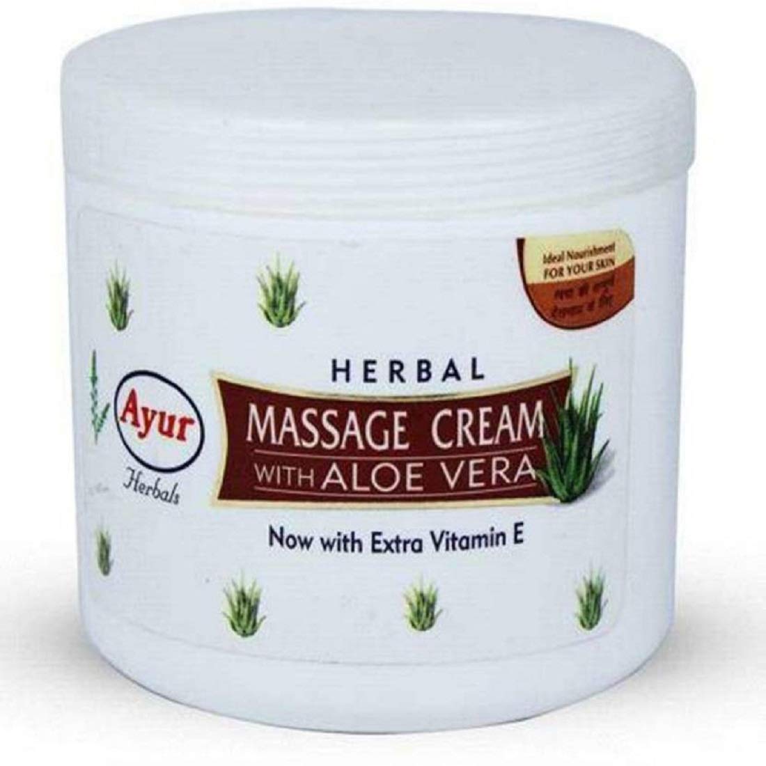 Ayur Herbals Massage Cream with Aloe Vera 500 Ml