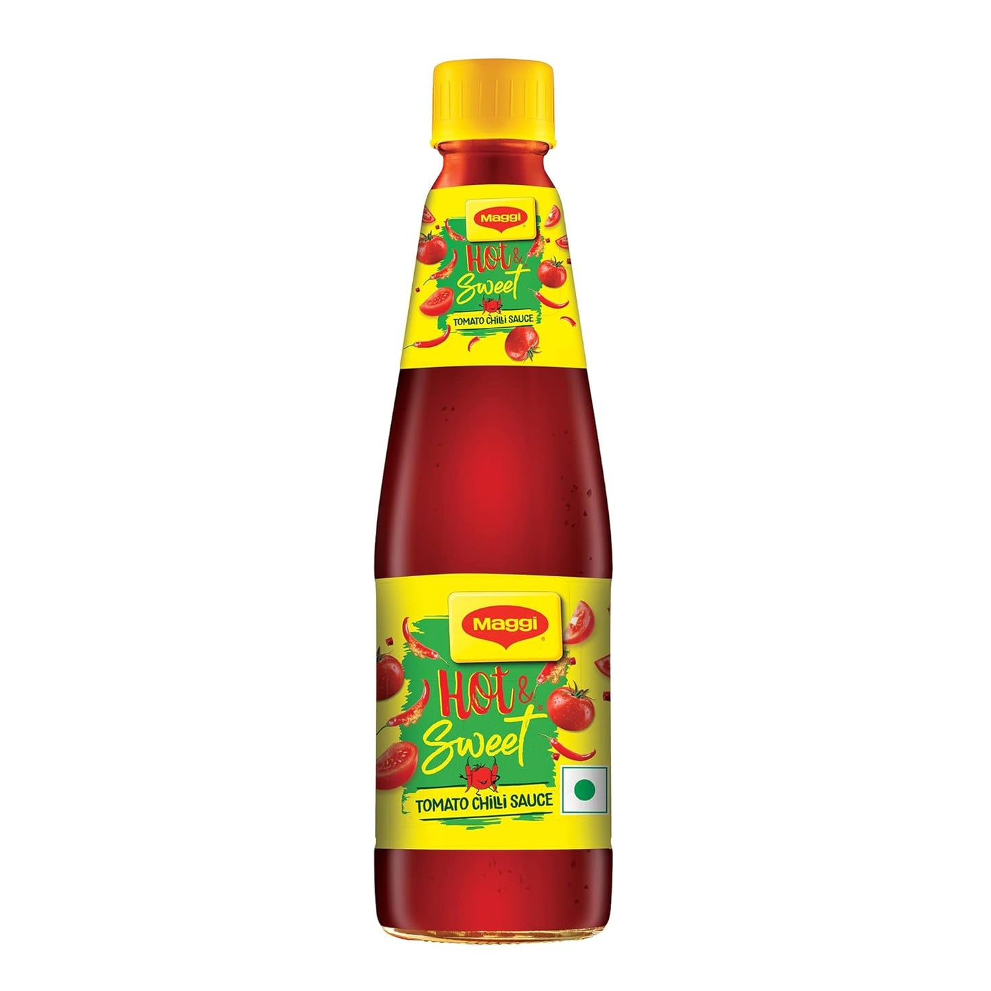 Maggi Hot & Sweet Tomato Chilli Sauce, Perfect Blend Of Tomatoes & Chillies, 500 Grams Bottle