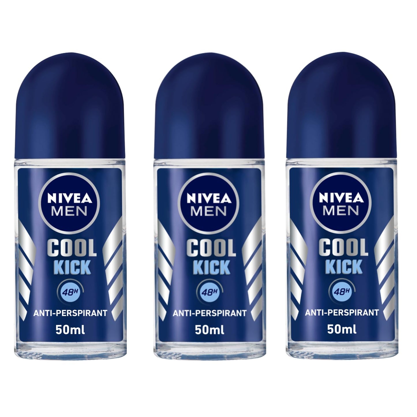 Nivea Cool Kick Deodorant Roll On For Men, 50Ml, Pack Of 1