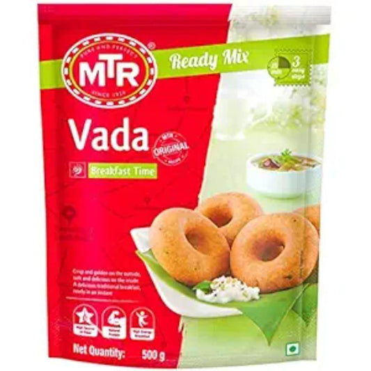 Mtr Vada Mix - Breakfast Mix | Quick Breakfast | Instant Ready To Cook Mix | Ready-To-Make South-Indian Breakfast | 500G