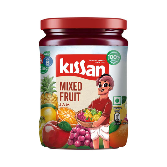 Kissan Jam - Mixed Fruit, 700 G Bottle