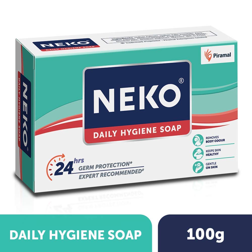 Neko Daily Hygiene Soap, 24 Hours Germ Protection, 100G, Pack Of 1