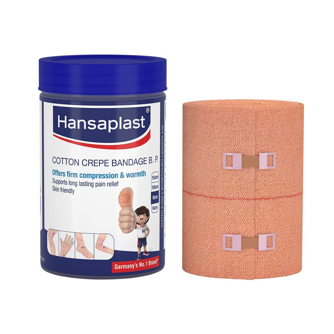 Hansaplast Cotton Crepe Bandage B.P 8Cm X 4M