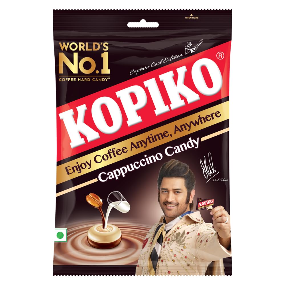 KOPIKO कैप्पुकिनो कॉफी कैंडी - दुनिया की नंबर 1 कॉफी कैंडी - फैमिली पैक - 140 ग्राम (प्रत्येक में 40 टुकड़े) (6 का पैक)