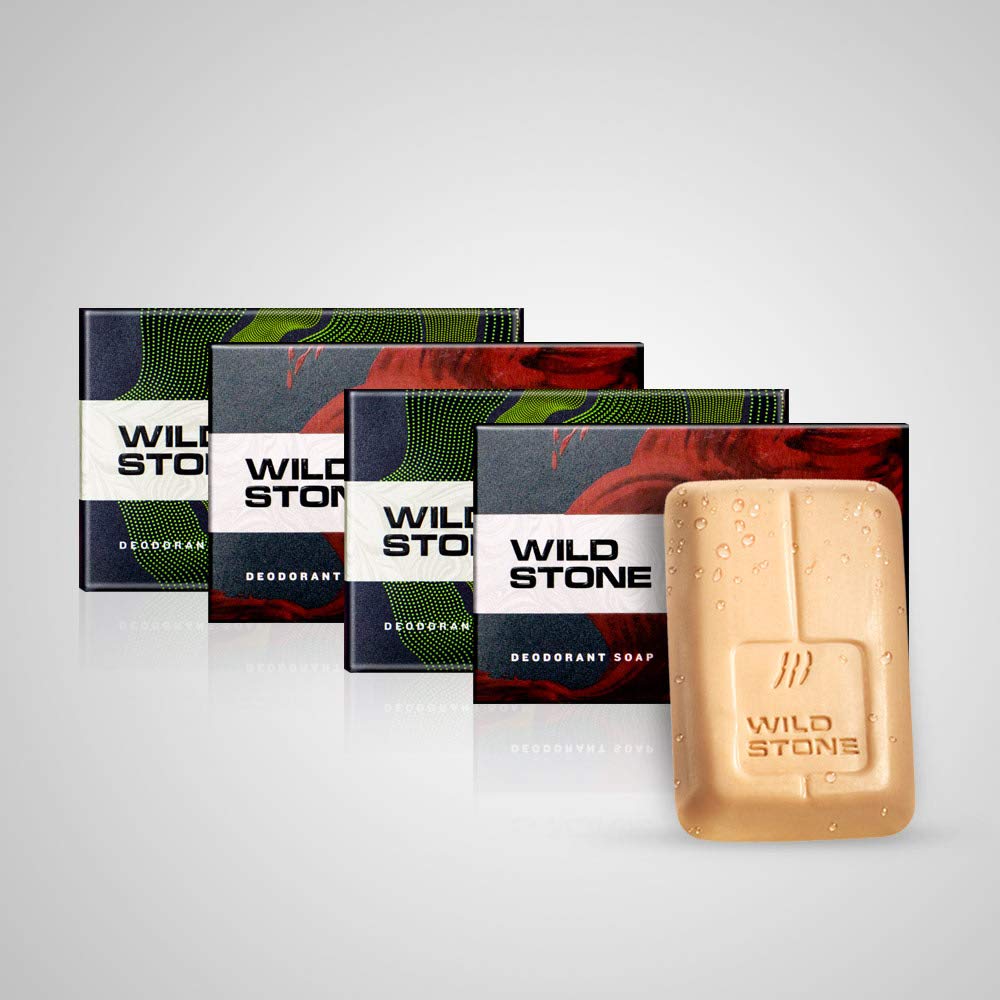 Wild Stone Soap Combo (3+1) For Men (125 G Each)