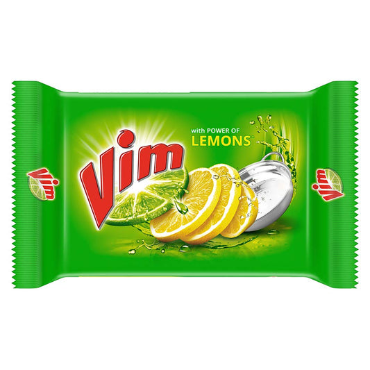 Vim Dishwash Bar, 125G [Pack Of 12]