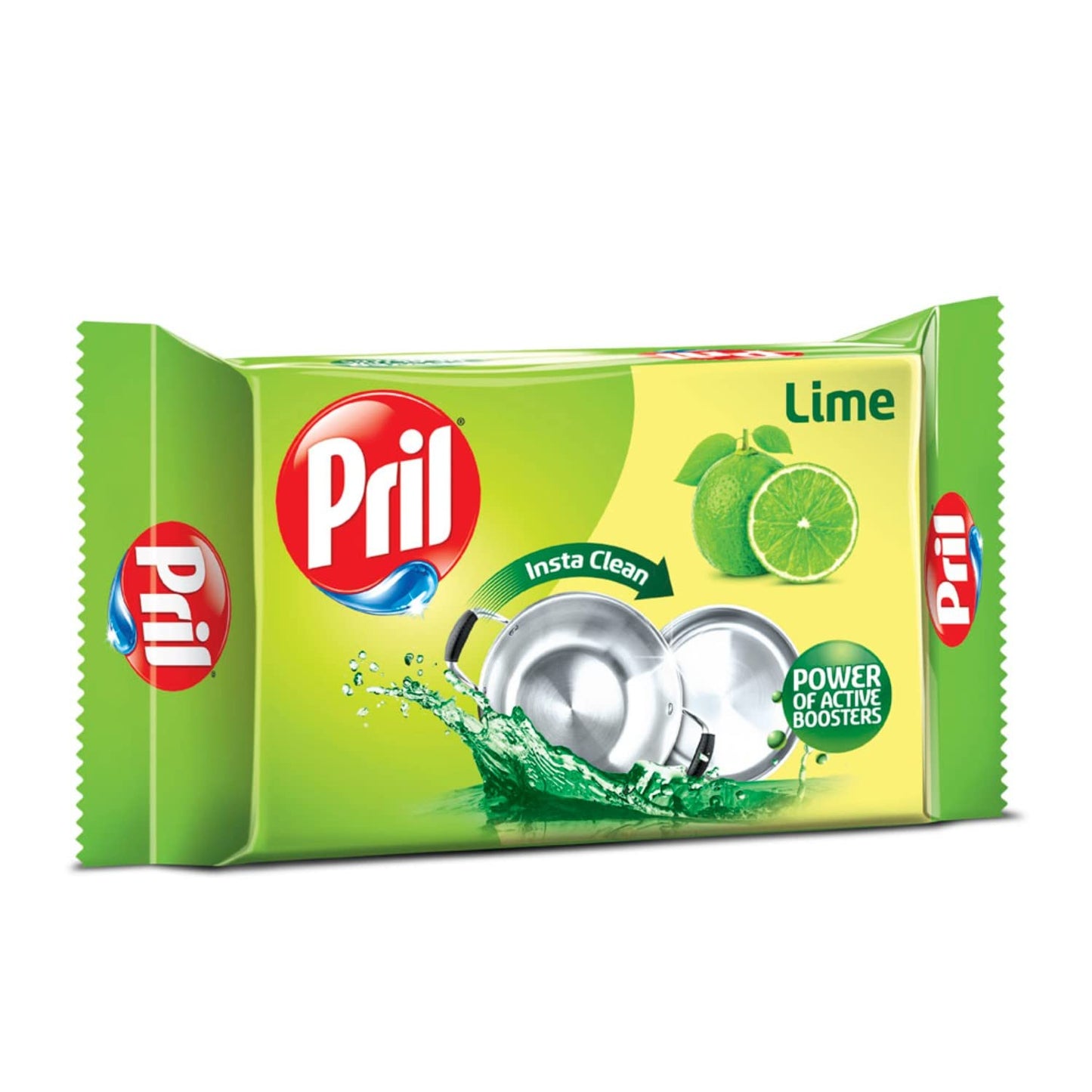 Pril Lime Insta Clean Dish Wash Bar - 400 G