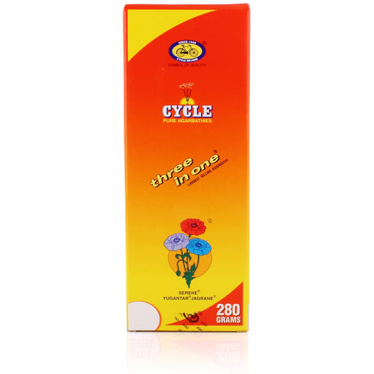 Cycle 3 In 1 Pure Agarbatti - Serene, 280G Pack