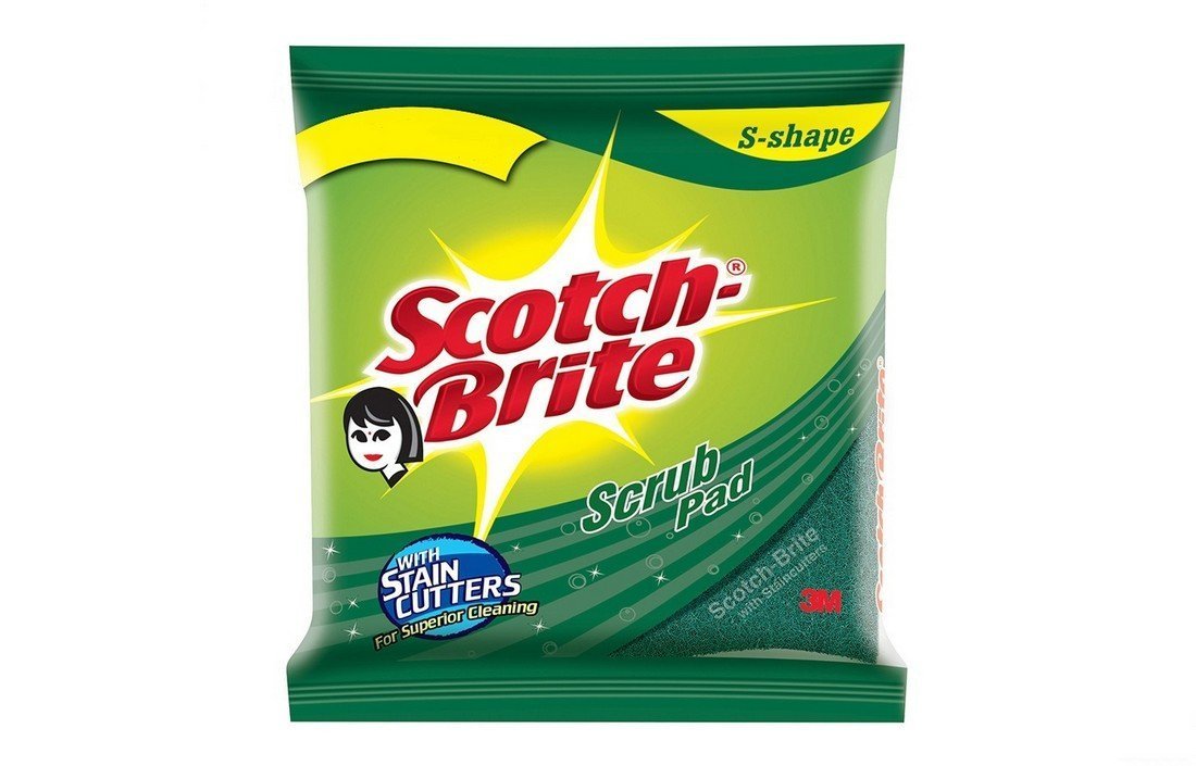 Scotch Brite Scrub Pad, 4 x 5.5 inches - Pack of 6