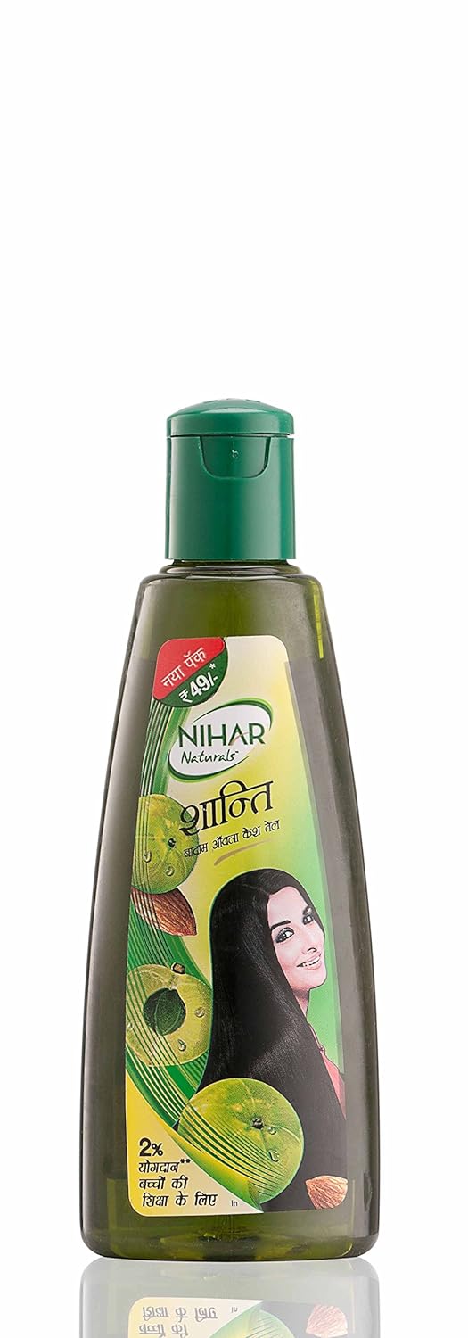 Nihar Naturals Shanti Badam Amla Hair Oil, 175ml