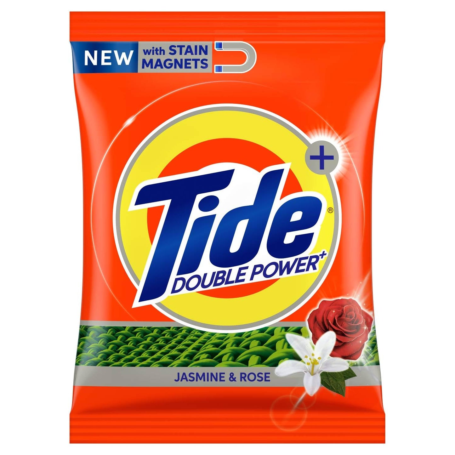 Tide Plus With Double Power Jasmine And Rose Detergent Washing Powder - 1 Kg, Pack of 1